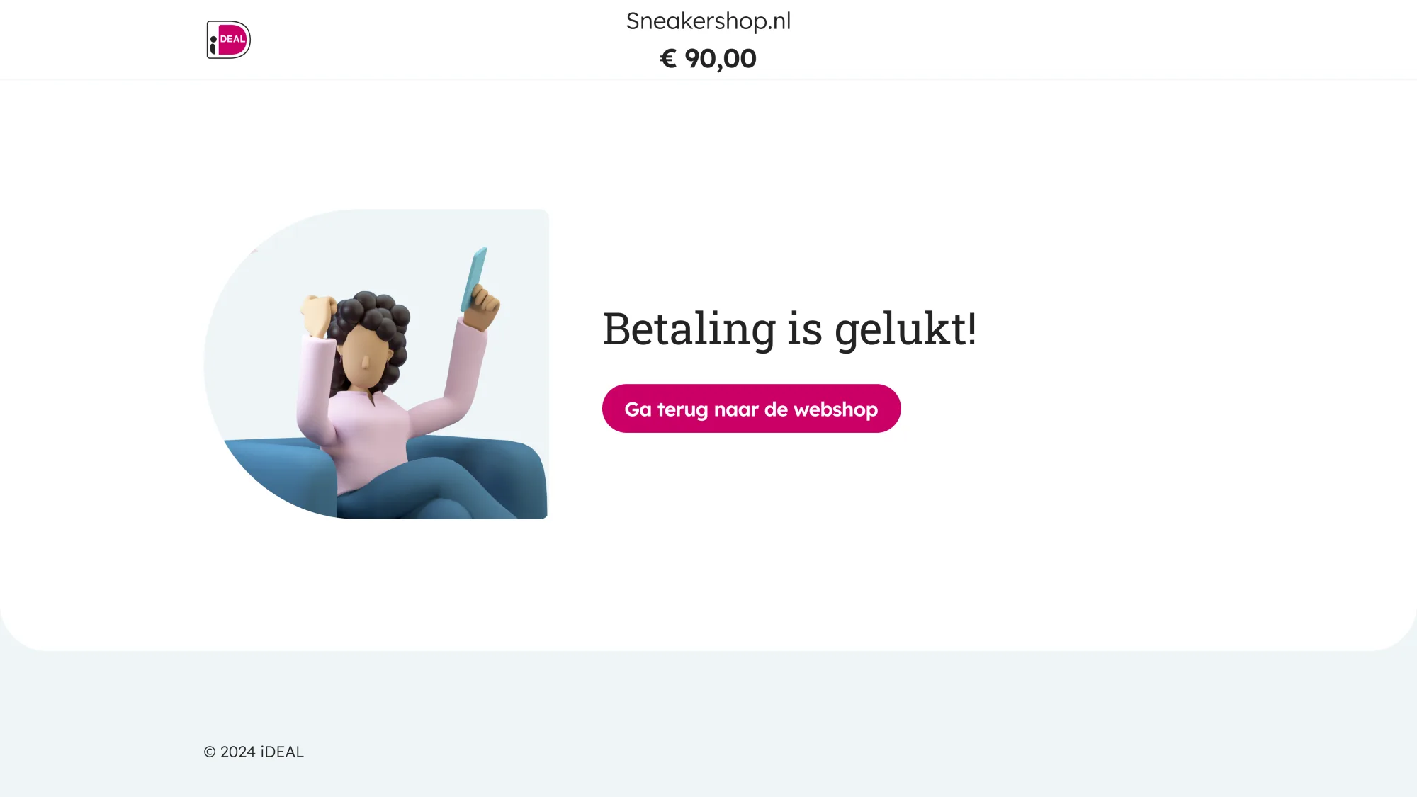 Payment Success NL Desktop